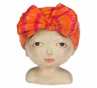 Rituali Domestici - Cachepot occhi aperti turbante arancio Medea