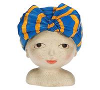 Rituali Domestici - Cachepot occhi aperti turbante blu Medea