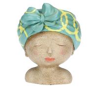 Rituali Domestici - Cachepot occhi chiusi turbante verde Medea