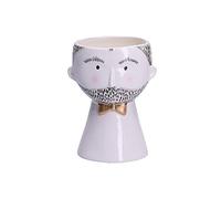 RITUALI DOMESTICI - Cachepot Sandro in Gift Box - Arredo Casa, Cachepot - Linea Siamoindue - Idea Regalo - Ceramica - 12,5x11xh16 cm