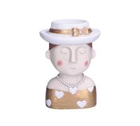 RITUALI DOMESTICI iCugini Mamma Snob Cachepot Portavaso 26cm Cemento