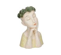 RITUALI DOMESTICI - Medea Cachepot Magda - Arredo Casa, Cachepot - Linea Medea - Idea Regalo - Resina - 24x18xh35 cm