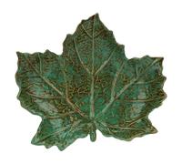 rituali domestici - Piatto foglia platano in gres, 17x19,5cm, profondità 5cm, collezione Sfogliami