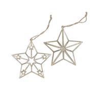 Rituali Domestici Stellata, stella da appendere, 2 decori assortiti Ø 13 cm Stellata, stella da appendere, 2 decori assortiti Ø 13 cm