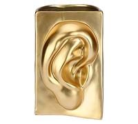 Rituali Domestici - Vaso oro a forma di orecchio grande in ceramica Augusto