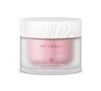 RITUALS The Ritual of Sakura body cream, crema corpo idratante con fiore di ciliegio e latte di riso, formula nutriente per una pelle morbida e vellutata, delicata fragranza floreale, vasetto in vetro
