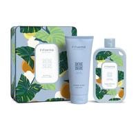 RITUENA | Estate Siciliana, Confezione Regalo, Docciaschiuma 400ml + Crema Corpo 200ml in Elegante Scatola in Latta, Fragranza Fresca Ispirata all'Estate Siciliana
