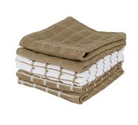 Ritz 6-Pack Terry Cotton Dish Cloths Mocha