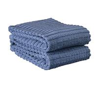 Ritz Asciugamani da Cucina, Cotone, Blu Federale, Tinta Unita, Confezione da 2