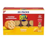 RITZ Cracker per panini al formaggio, 20 confezioni di snack (6 cracker per confezione)