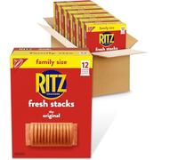 RITZ Fresh Stacks Original Crackers, dimensioni della famiglia, spuntini della scatola del pranzo della scuola, 6 - 20 once scatole