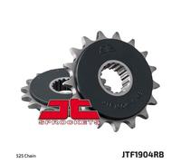 JT Spockets Pignone a SILENZIATO 17 Denti con Passo 525 GOMMATO JTF1904.17RB