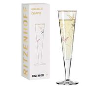 RITZENHOFF 1071017 Bicchiere da champagne 200 ml - Serie Goldnacht n. 17 - Elegante pezzo di design con vero oro - Made in Germany