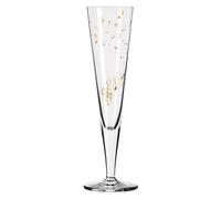 RITZENHOFF 1071046 - Bicchiere da champagne 200 ml, serie Goldnacht n. 46, pezzo di design con vero oro, made in Germany