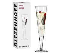 RITZENHOFF 1072005 Bicchiere da champagne 200 ml - Edizione Parigi - Flute di champagne di design, colorato - Made in Germany
