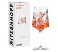 RITZENHOFF 2841007 Bicchiere da aperitivo 500 ml - Serie Sommerrausch No. 7 con forme colorate - Made in Germany