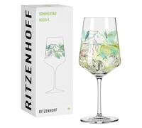 RITZENHOFF 2931017 Bicchiere da aperitivo 500 ml - Set di 2 - Serie Summer Dew - per spritz, spritzer - Motivo foglie - Made in Germany