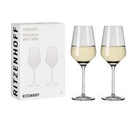RITZENHOFF Luce fiordo #2 Set di Bicchieri da Vino Bianco, 300 milliliters, Glass, Grigio/Trasparente