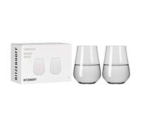 Ritzenhoff 3651002 Bicchiere da acqua 500 ml - Serie Fjordlicht No. 2-2 pezzi con sfumatura di colore grigio - Made in Germany
