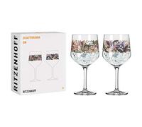 RITZENHOFF Schattenfauna #1 Set di Bicchieri, 700 milliliters, Glass, Multicolore