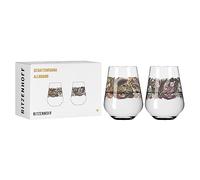RITZENHOFF 3911002 Set di 2 bicchieri universali da 500 ml - Set Shadow fauna n. 2, motivo giungla, colorato - Made in Germany