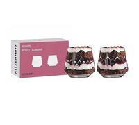 RITZENHOFF 6121001 Set di 2 bicchieri da dessert da 420 ml - Serie Delights - Tazza da dessert, illustrazione bianca - Made in Germany