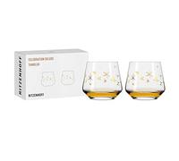 RITZENHOFF 6141015 Bicchiere 400 ml - Serie Celebration Deluxe Set n. 3-2 pezzi con oro vero - Made in Germany