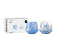 RITZENHOFF 8021001 Tumbler 400 ml - Serie Aura Nova - Set 2 pezzi - Bicchiere acqua e acqua - Made in Germany - soffiato a mano
