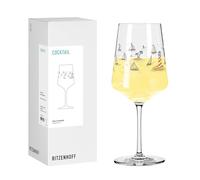 RITZENHOFF 8281003 - Bicchiere da cocktail 500 ml, serie vela, con elegante motivo a vela in colori tenui, moderno, made in Germany