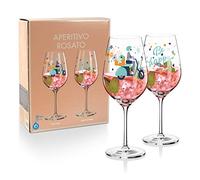 RITZENHOFF Aperitivo Rosato - Set di 2 Bicchieri per Aperitivo Calici da Vino