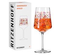 RITZENHOFF Bicchiere da aperitivo - 500 ml - Made in Germany | Art. n. 2841016, Serie Sommerrausch, 1 bicchiere da aperitivo 500 ml, cristallo, lavabile in lavastoviglie