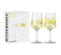 RITZENHOFF Bicchiere da aperitivo - 500 ml - Made in Germany | Art. n. 2931020, Serie Summer dew, 1 bicchiere da aperitivo 500 ml, cristallo, lavabile in lavastoviglie