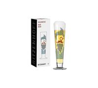 RITZENHOFF 1011010 Bicchiere da birra 330 ml - Serie Heldenfest, motivo n. 10 - Gentleman - rotondo e multicolore - Made in Germany