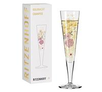 Ritzenhoff Bicchiere da champagne 1071020 – Serie Goldnacht No. 20 – 200 ml con oro vero