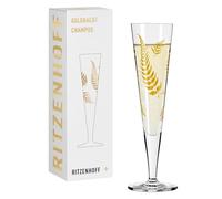 RITZENHOFF Bicchiere da champagne - 200 ml - Made in Germany | Art. n. 1071048, Serie Goldnacht, 1 bicchiere da champagne 200 ml, cristallo, lavabile in lavastoviglie