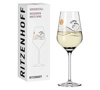 RITZENHOFF Bicchiere da vino - 300 ml - Made in Germany | Art. n. 3011008, Serie Herzkristall, 1 bicchiere da vino 300 ml, cristallo, lavabile in lavastoviglie
