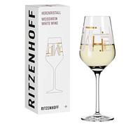 RITZENHOFF Bicchiere da vino - 300 ml - Made in Germany | Art. n. 3011010, Serie Herzkristall, 1 bicchiere da vino 300 ml, cristallo, lavabile in lavastoviglie