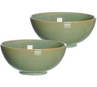 Ritzenhoff & Breker Buddha-Bowls Puebla - Set di 2 ciotole in ceramica, 950 ml, colore: Verde