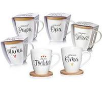 Ritzenhoff & Breker Coffee tazza "Sohn", 560 ml di porcellana, lavastoviglie -safe, forma conica, - 1 pezzo (416626) NEW