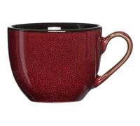 Ritzenhoff & Breker Gambia - Tazzina da caffè in gres porcellanato, 90 ml, colore: Rosso