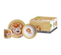 Ritzenhoff & Breker Happy Zoo Leo Set di stoviglie per bambini, 3 pezzi