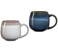 Ritzenhoff & Breker Lagom - Set di 2 tazze da caffè assortite, colore: Bianco