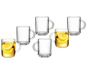 Ritzenhoff & Breker Set di 6 bicchieri da tè Marco 330 ml, in vetro