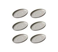 Ritzenhoff & Breker - Set di 6 piattini da caffè Jasper, ø 10,5 cm, colore: Terracotta