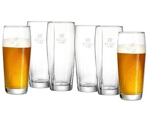 Ritzenhoff & Breker Set di bicchieri da birra Willi, 500 ml, 6 pezzi, in vetro