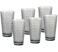 Ritzenhoff & Breker Set di bicchieri da long drink Favo, 6 pezzi, grigio