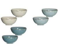 Ritzenhoff & Breker -Shell per tutto il resto "Xico", crema realizzata in ceramica, con bordo d'oro, lavastoviglie -safe, -1 pe NEW