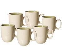 Ritzenhoff & Breker Skog, set di tazze da caffè, 6 pezzi, verde chiaro