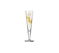 RITZENHOFF 1079016 - Bicchiere da champagne 200 ml, serie Brillantnacht 2026, con palloncini e numero di anni, made in Germany