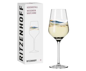 RITZENHOFF Cuore Cristallo Bianco Bicchiere Vino 07 By Aurélie Girod Autunno
